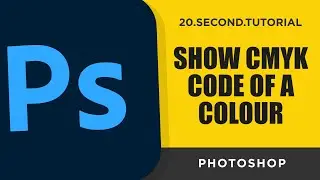 Show CMYK code of a color | Adobe Photoshop Tutorial #21