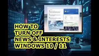 Turn OFF News and Interests Widget from Taskbar| Windows 10 / 11