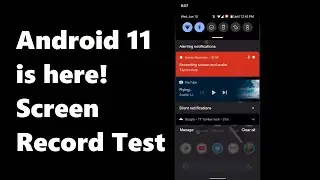 Android 11 Beta - Screen Recorder set up! (Pixel 4 XL)