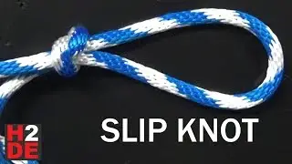 TUTORIAL - How to Tie a Slip Knot HOW TO DIY Knots