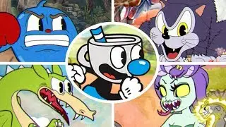 Cuphead - All Bosses with Mugman