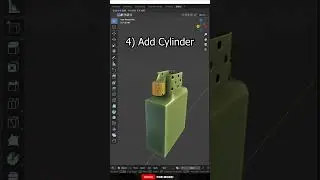 Blender Product Design - Zippo Lighter (Arijan) #shorts #blender #tutorial
