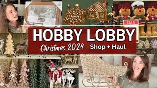 🎄NEW Hobby Lobby Christmas 2024 Shop with Me + Haul | Must-Have Decor & Festive Decorating Ideas!