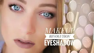 Макияж и обзор палетки теней Makeup Revolution Fortune Favours The Brave