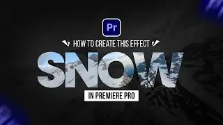 How to add VIDEO inside TEXT in ADOBE PREMIERE PRO || #premierepro