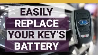 Subaru Access Key Battery Low Warning | How To Replace the Battery in Seconds | Battery info in desc