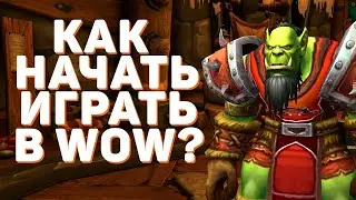 Как НАЧАТЬ ИГРАТЬ в WOW?