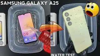 Samsung A25 5G Water Test 💧💦| Galaxy A25 Actually Waterproof Or Not?🤔🤔