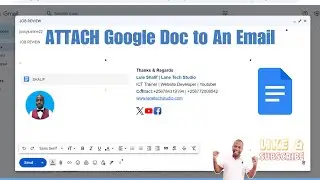 How To  Attach a Google Doc to An Email (Full Guide )#googledocstutorial #google #gmail