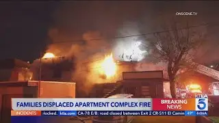 Buena Park apartment fire displaces 11