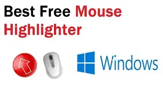 How to Highlight Mouse Pointer Windows 10 and windows 11 | Best Free Mouse Highlighter