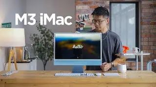 Unboxing the M3 iMac in blue! [2023] | smashpop