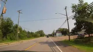 Driving Through Salisbury, New Brunswick - Canada