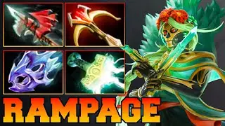 Rampage Muerta Dota 2 !! Muerta Safelane Pro Gameplay Guide Build 7.37