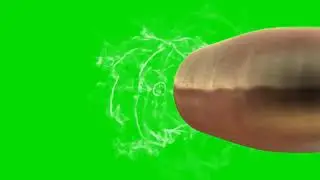 Gun bullet green screen // 3D effect green screen