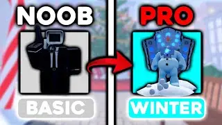 I Got The New Giant Speaker Snowman And Got On Leaderboards! Noob To Pro - Skibidi Tower Defense