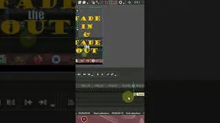 How to add fade in / fade out effect in VSDC | 