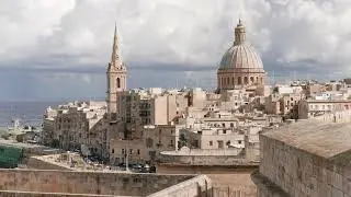 Historic Buildings In Valletta, Malta