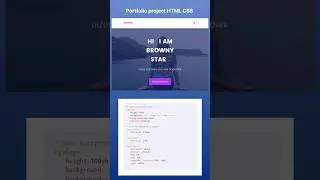 portfolio Website projects html css javascript | portfolio react js #portfolio #html5 #css #js