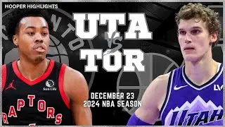 Utah Jazz vs Toronto Raptors Full Game Highlights | Dec 23 | 2024 NBA Season