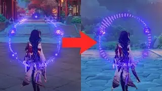 Raiden Shogun's Resolve Stack Circle become Audio Spectrum | Genshin Impact
