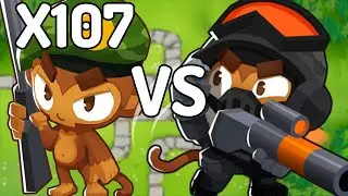 X107 Sniper Monkeys VS. Elite Defender