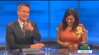 Richard's happy dance sparks on-air laughing fit