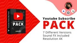 Youtube Subscribe Pack AFTER EFFECTS Template Videohive 32315648