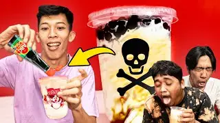 RIZALMUK KASIH TANTANGAN YG KALAH  MIXUE ICE CREAM + KECAP ASIN!