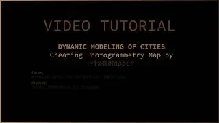 Creating Photogrammerty Map by Pix4DMApper