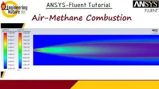 ANSYS-Fluent Tutorial || Species transport modelling || Gaseous combustion (Methane combustion 1/2)