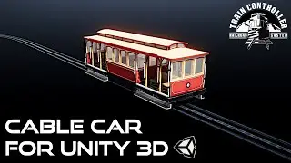 Unity Asset Store | Cable Car Expansion Pack for Train Controller for Unity 3D