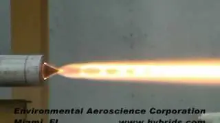 Environmental Aeroscience - Aerospike Nozzle Solid Rocket Motor Static Firing