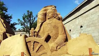 Sand sculpture festival «Greatness of Russia. From Peter the Great to the present day» (2022)