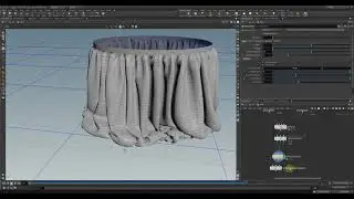 Houdini animate vellum cloth constraint