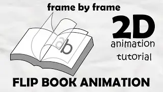 flip book animation|how to create flip book animation|2d tutorial by sarath|cartoon book animation