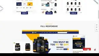 Avvin - Fitness Nutrition and Supplements Store WooCommerce Theme health theme responsive designs