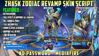 Zhask Zodiac Cancer Revamp Skin Script Full Effect Voice No Password Mediafire Novaria Patch