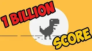 Today I will try to score 1000 in Google's dinosaur game !