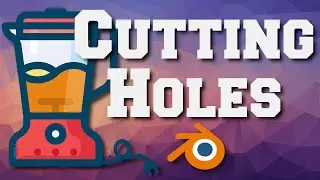 Cutting Holes with the Boolean Modifier - Blender 2.9