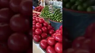 Рынок Юнус-Абад. Солнечный Ташкент сегодня.