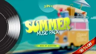 Summer Positive Travel Music Pack - Commercial Royalty Free Music