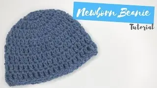 CROCHET: Newborn beanie tutorial | Bella Coco