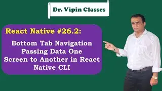 React Native Navigate One Screen to Another with Passing Data in Bottom Tab Navigation -26.2