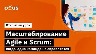 Масштабирование Agile и Scrum: когда одна команда не справляется // Демо-занятие курса «Team Lead»