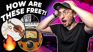 I made the CRAZIEST BEAT from scratch using ONLY FREE SOFTWARE!! (best free plugins in 2022)