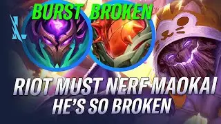 RIOT NEEDS TO NERF MAOKAI! BROKEN MAOKAI BUILD | SOVEREIGN MAOKAI GAMEPLAY | RiftGuides | WildRift