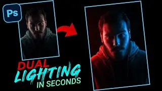 Dual lighting effect photoshop | Dual lighting effect on Portaits