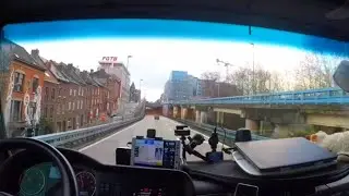 Дальнобой по Европе #47 Диспетчер подгоняет . Еду  по националкам через города .