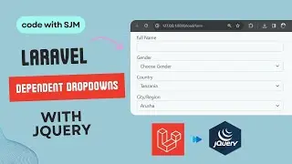 Mastering Laravel | Dynamic dependent Dropdowns with jQuery | A Step-by-Step Tutorial